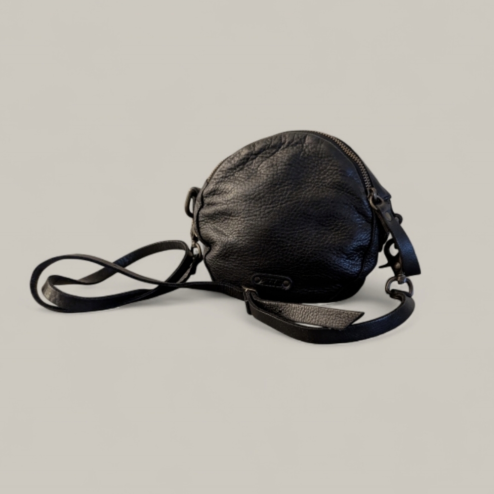 Frye Brown Pebbled Leather Crossbody Bag